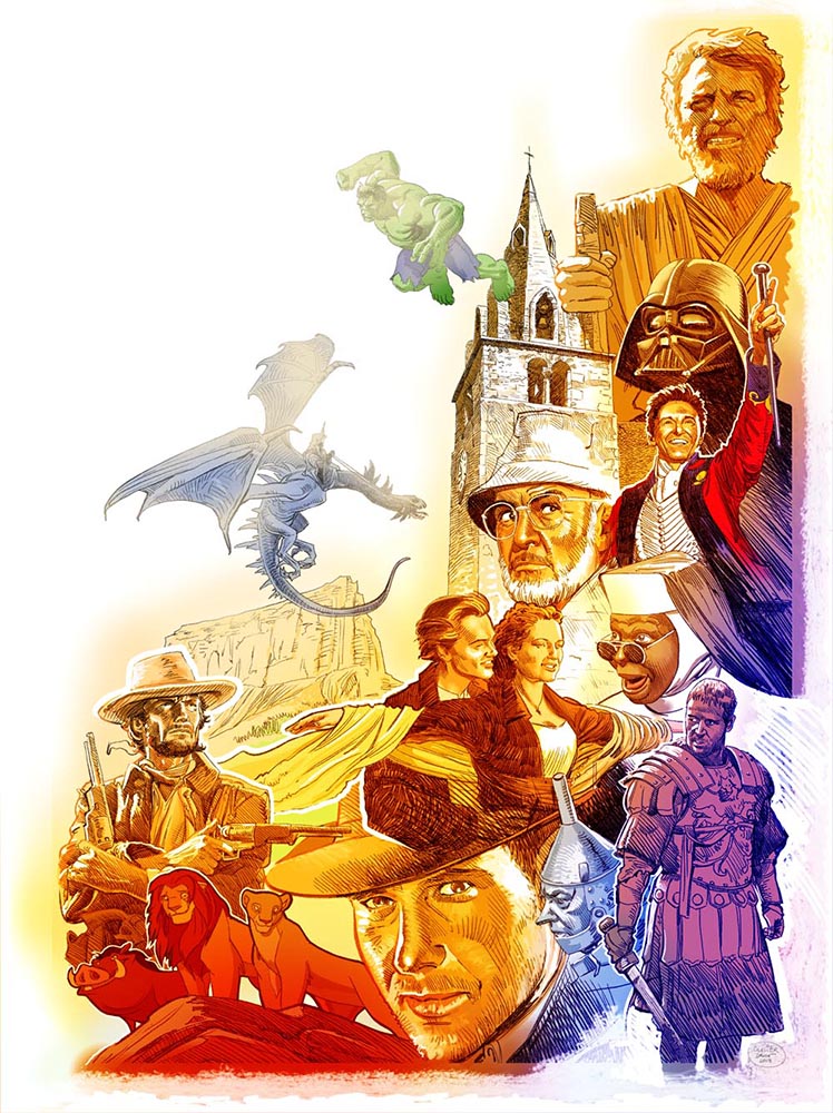 Affiche cinéma concert