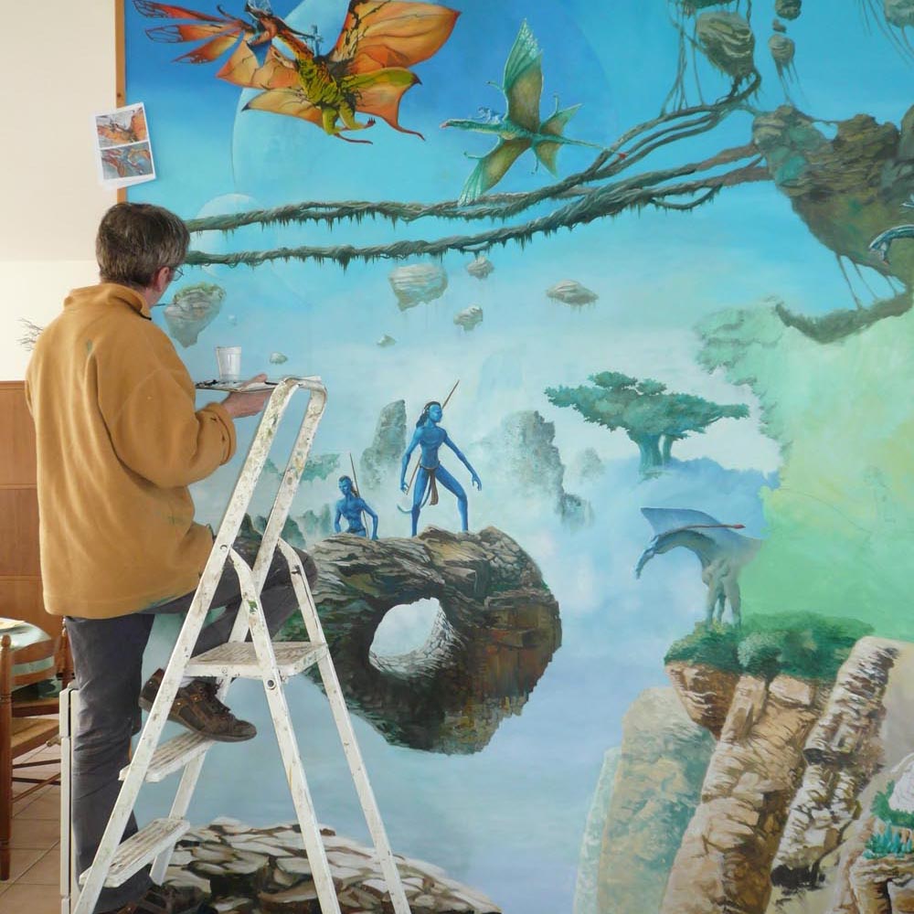 Peinture murale, décoration intérieure