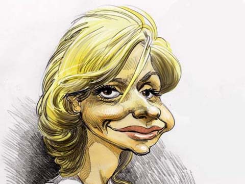 caricature Pécresse